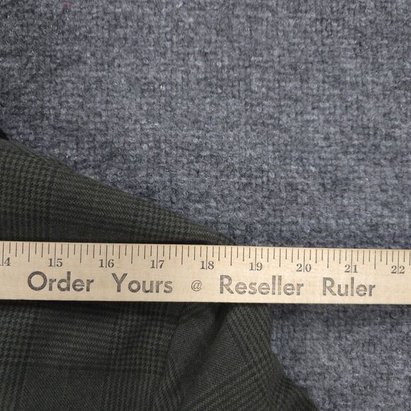 UNTUCKit Blazer Mens 38R Green Plaid Rothberg Stretch Cotton Sport Coat Jacket - Picture 15 of 16